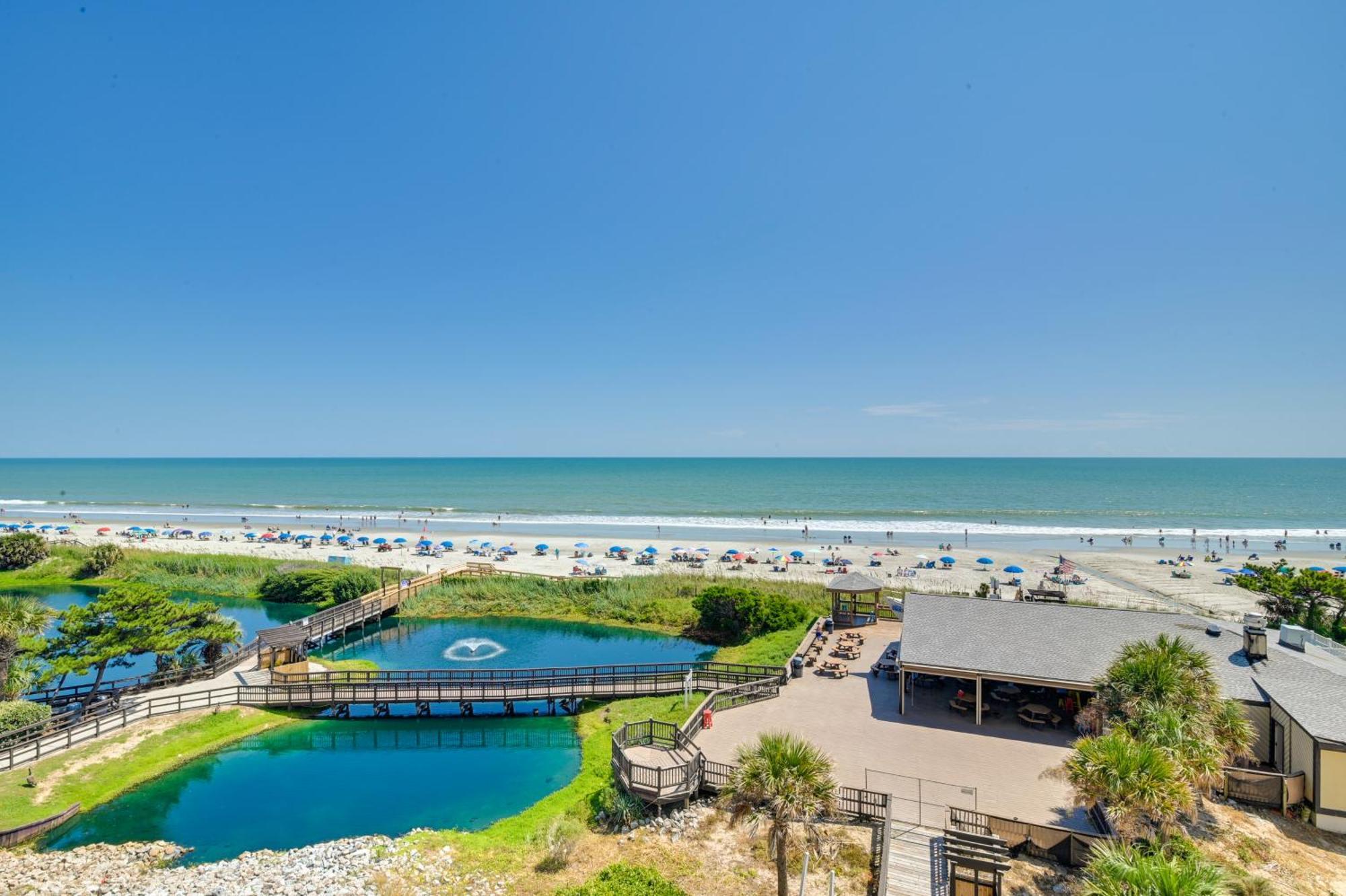 Renovated Oceanfront Resort Condo With Balcony Myrtle Beach Kültér fotó