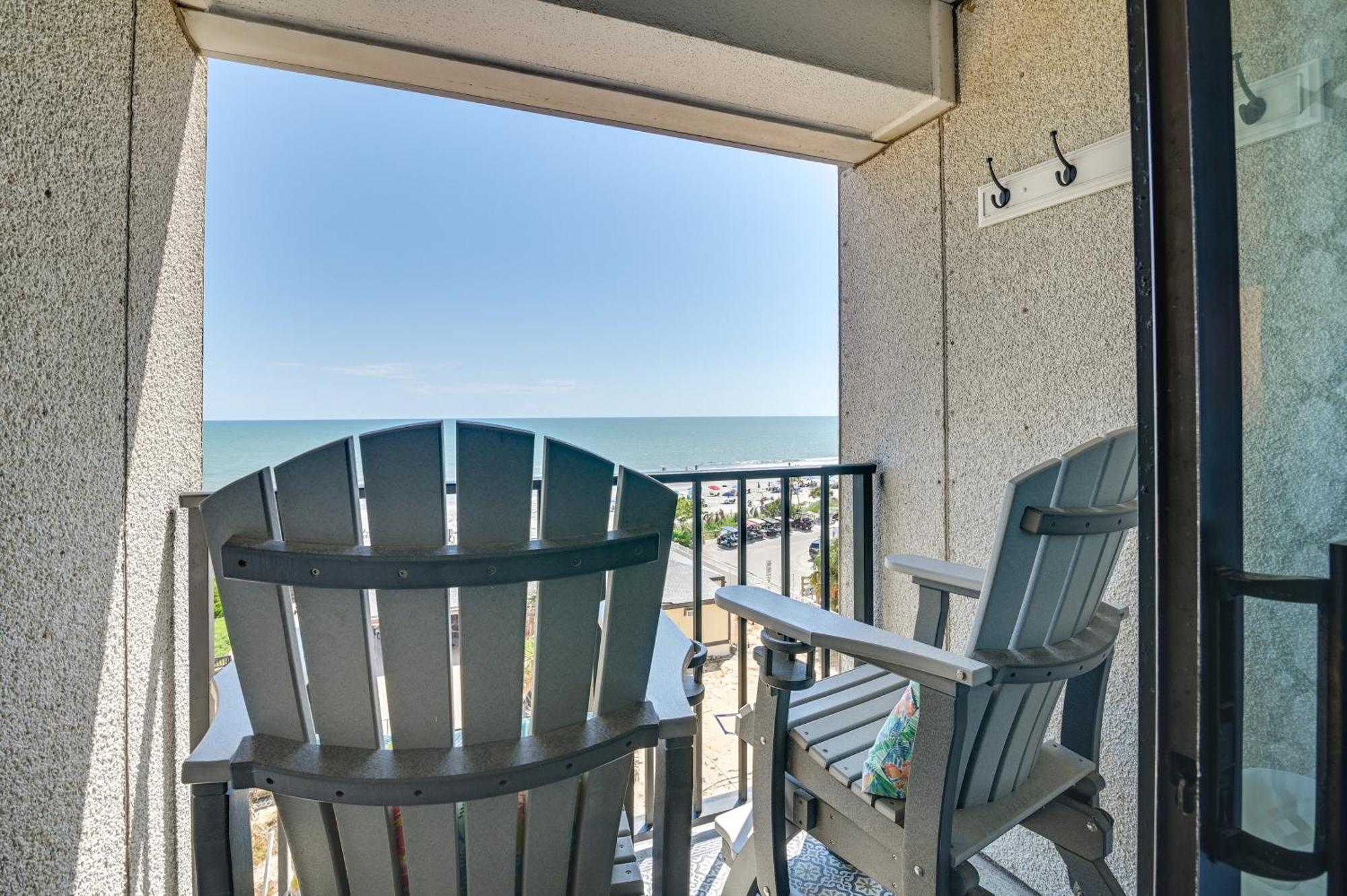 Renovated Oceanfront Resort Condo With Balcony Myrtle Beach Kültér fotó