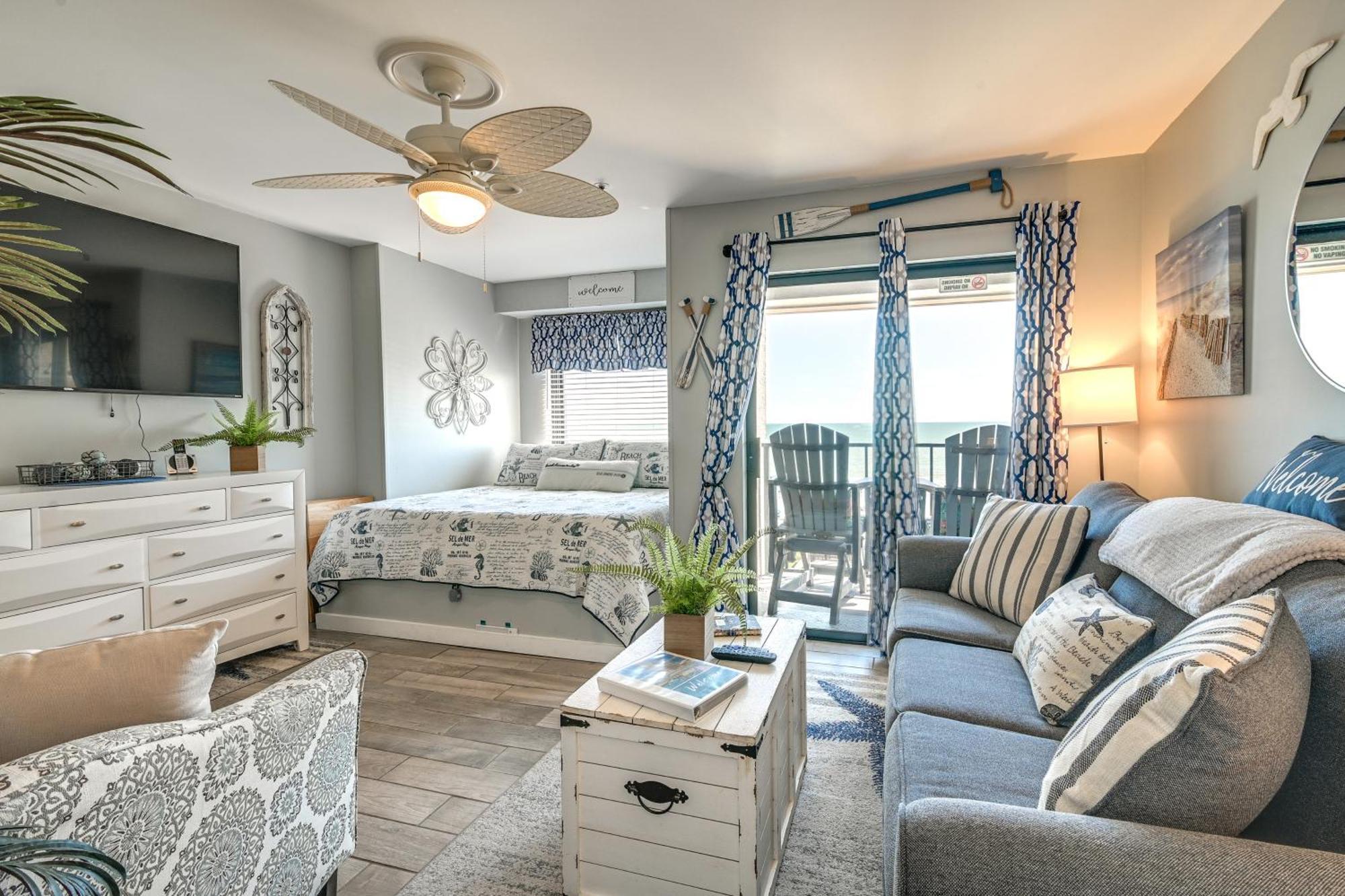 Renovated Oceanfront Resort Condo With Balcony Myrtle Beach Kültér fotó